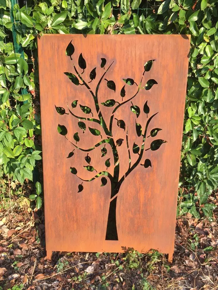 Panneau Corten